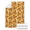 Pizza Pattern Print Blanket-grizzshop