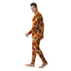 Pizza Pepperoni Print Men's Pajamas-grizzshop