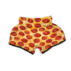 Pizza Pepperoni Print Muay Thai Boxing Shorts-grizzshop