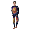 Pizza Planet Print Men's Pajamas-grizzshop