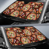 Pizza Print Pattern Car Sun Shade-grizzshop