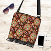 Pizza Print Pattern Crossbody Bags-grizzshop