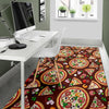 Pizza Print Pattern Floor Mat-grizzshop