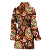 Load image into Gallery viewer, Pizza Print Pattern Pattern Print Women Long Robe-grizzshop