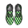 Plaid Saint Patrick's Day Print Pattern Black Running Shoes-grizzshop