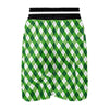 Plaid Saint Patrick's Day Print Pattern Boxing Shorts-grizzshop