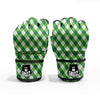 Plaid Saint Patrick's Day Print Pattern MMA Gloves-grizzshop