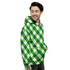 Plaid Saint Patrick's Day Print Pattern Men's Hoodie-grizzshop