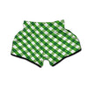 Plaid Saint Patrick's Day Print Pattern Muay Thai Boxing Shorts-grizzshop