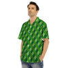 Plaid St. Patrick's Day Print Pattern Men's Hawaiian Shirt-grizzshop