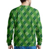 Plaid St. Patrick's Day Print Pattern Men's Sweatshirt-grizzshop