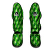 Plaid St. Patrick's Day Print Pattern Muay Thai Shin Guards-grizzshop