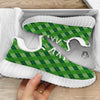 Plaid St. Patrick's Day Print Pattern White Walking Shoes-grizzshop