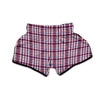 Plaid USA Patriotic Print Pattern Muay Thai Boxing Shorts-grizzshop