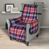 Plaid USA Print Pattern Armchair Protector-grizzshop