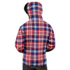 Plaid USA Print Pattern Men's Hoodie-grizzshop