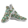 Plam Tree Beach Summer Print Pattern White Athletic Shoes-grizzshop