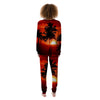 Plam Tree Sunset Tropical Print Women's Pajamas-grizzshop