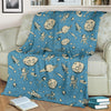 Planet Pattern Print Blanket-grizzshop