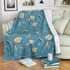 Planet Pattern Print Blanket-grizzshop