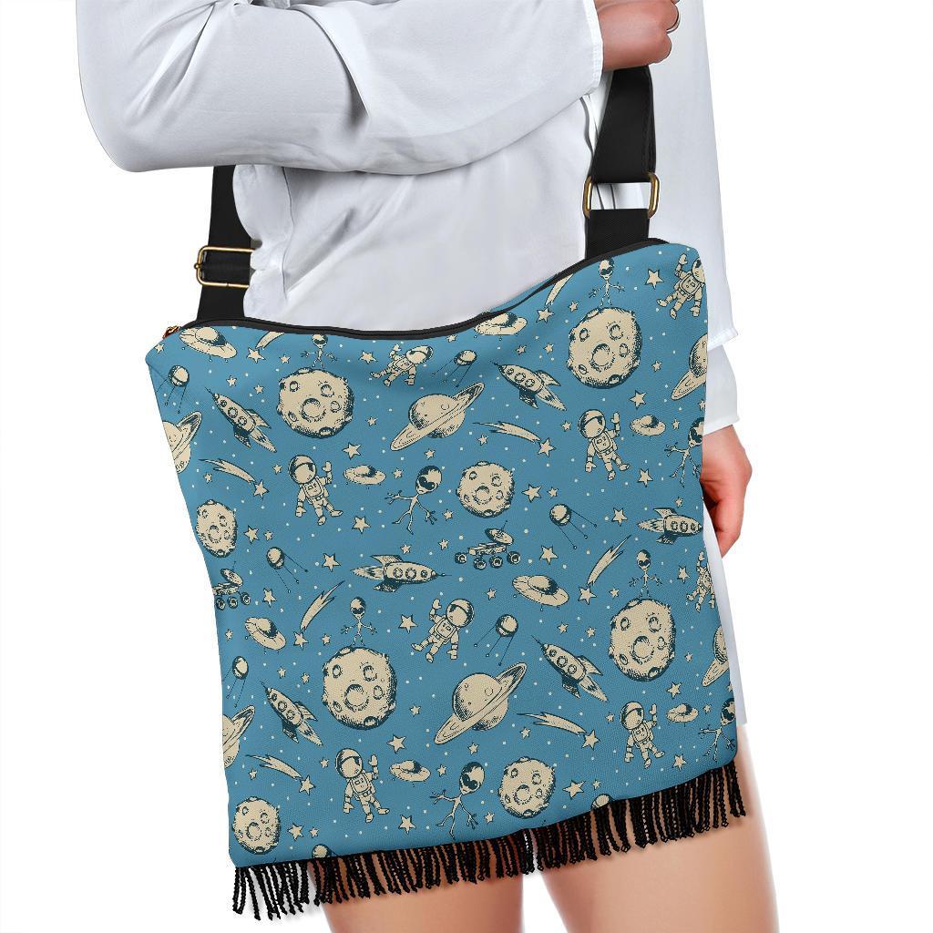 Planet Pattern Print Crossbody bags-grizzshop