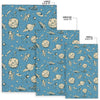 Planet Pattern Print Floor Mat-grizzshop