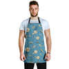 Planet Pattern Print Men's Apron-grizzshop