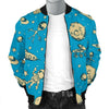 Planet Pattern Print Men's Bomber Jacket-grizzshop