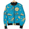 Planet Pattern Print Men's Bomber Jacket-grizzshop