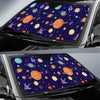 Planet Print Pattern Car Sun Shade-grizzshop