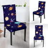 Planet Print Pattern Chair Cover-grizzshop