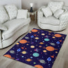 Planet Print Pattern Floor Mat-grizzshop