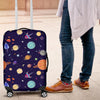 Planet Print Pattern Luggage Cover Protector-grizzshop