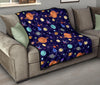 Planet Print Pattern Quilt-grizzshop