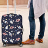 Planet Spaceship Pattern Print Luggage Cover Protector-grizzshop