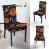 Planet Spaceship Print Pattern Chair Cover-grizzshop