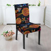 Planet Spaceship Print Pattern Chair Cover-grizzshop