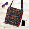 Planet Spaceship Print Pattern Crossbody bags-grizzshop