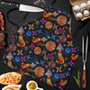 Planet Spaceship Print Pattern Men's Apron-grizzshop