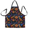 Planet Spaceship Print Pattern Men's Apron-grizzshop