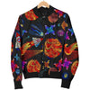 Planet Spaceship Print Pattern Men's Bomber Jacket-grizzshop