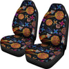 Planet Spaceship Print Pattern Universal Fit Car Seat Covers-grizzshop