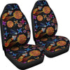 Planet Spaceship Print Pattern Universal Fit Car Seat Covers-grizzshop