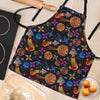 Planet Spaceship Print Pattern Women's Apron-grizzshop