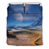 Planet Surface Galaxy Space Print Duvet Cover Bedding Set-grizzshop