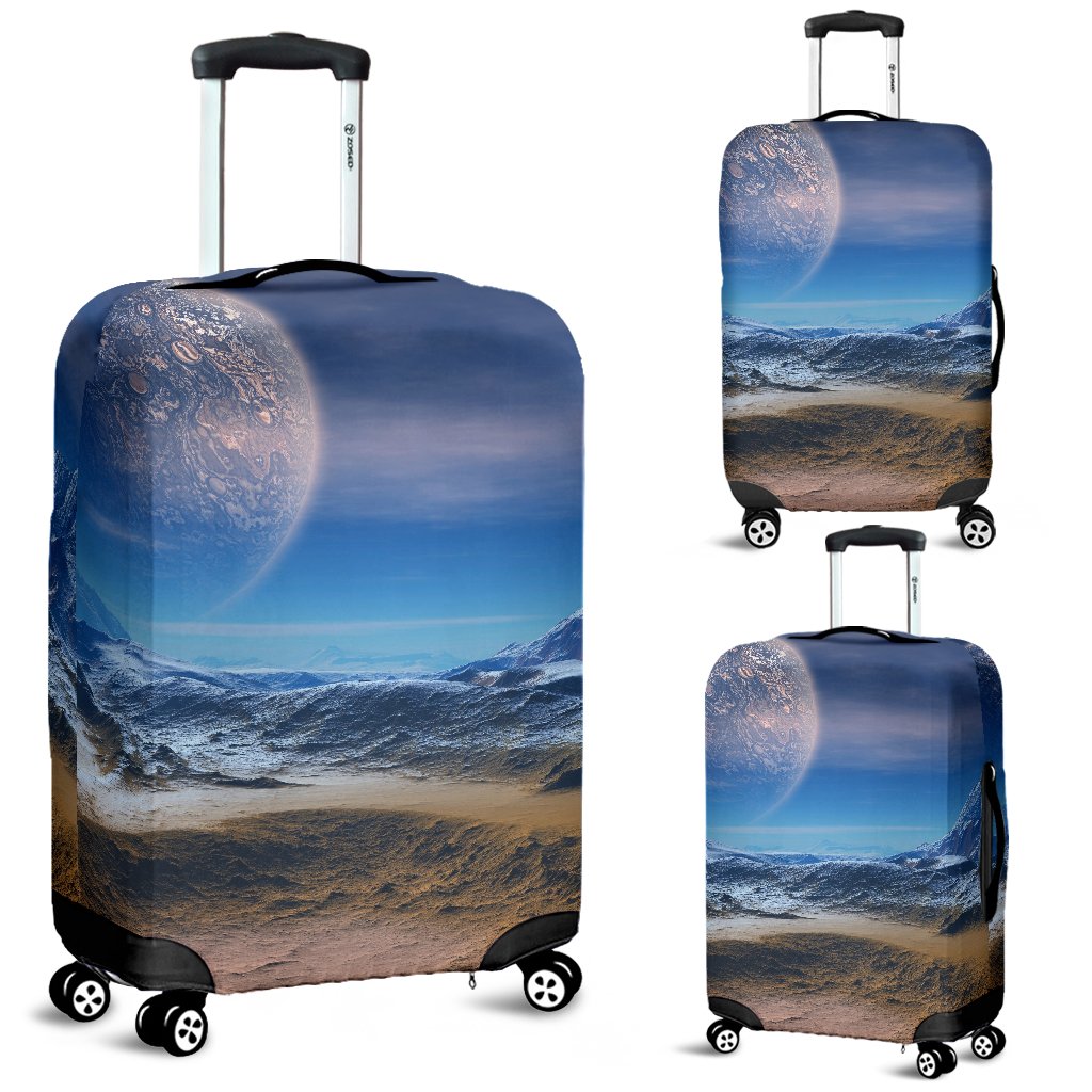 Planet Surface Galaxy Space Print Luggage Cover Protector-grizzshop