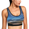 Load image into Gallery viewer, Planet Surface Galaxy Space Print Women Sports Bra-grizzshop