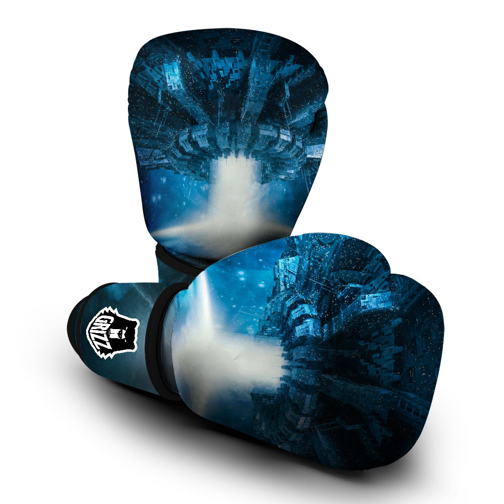 Planetary Invasion Print Boxing Gloves-grizzshop