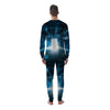 Planetary Invasion Print Men's Pajamas-grizzshop