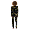 Plant Black Cactus Print Pattern Women's Pajamas-grizzshop